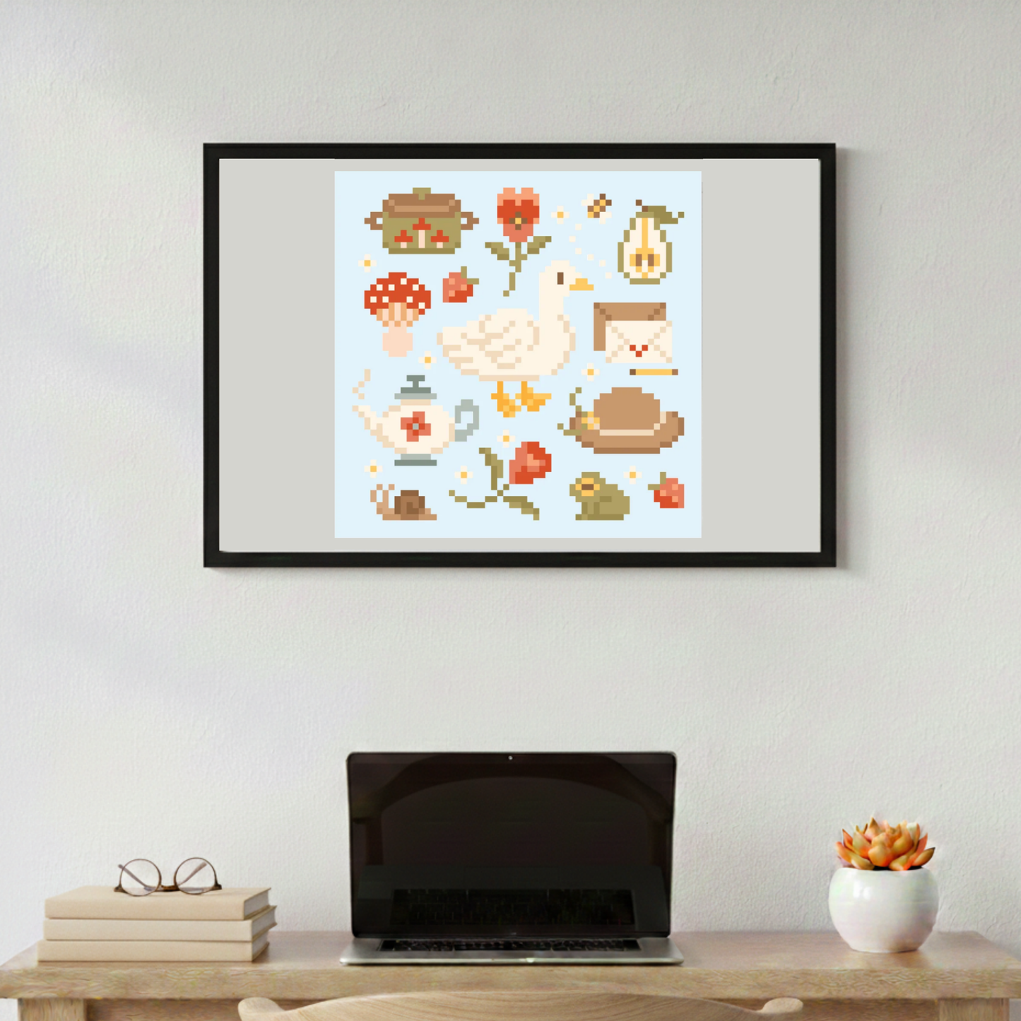 Numaralı Pixel Sticker Yapıştırma Seti