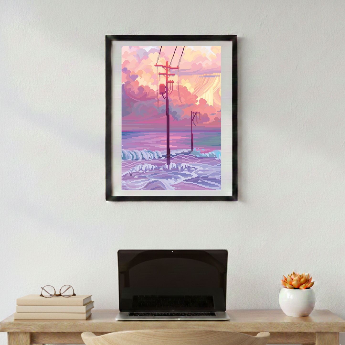 Numaralı Pixel Sticker Yapıştırma Seti