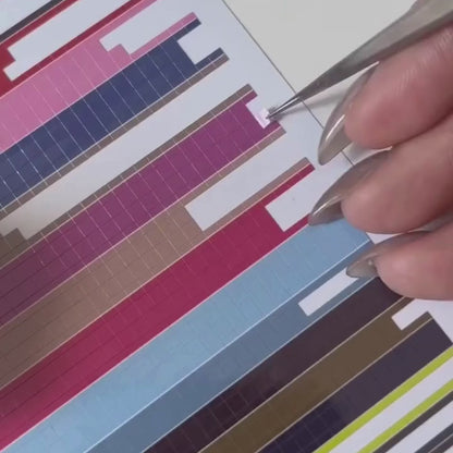 Numaralı Pixel Sticker Yapıştırma Seti